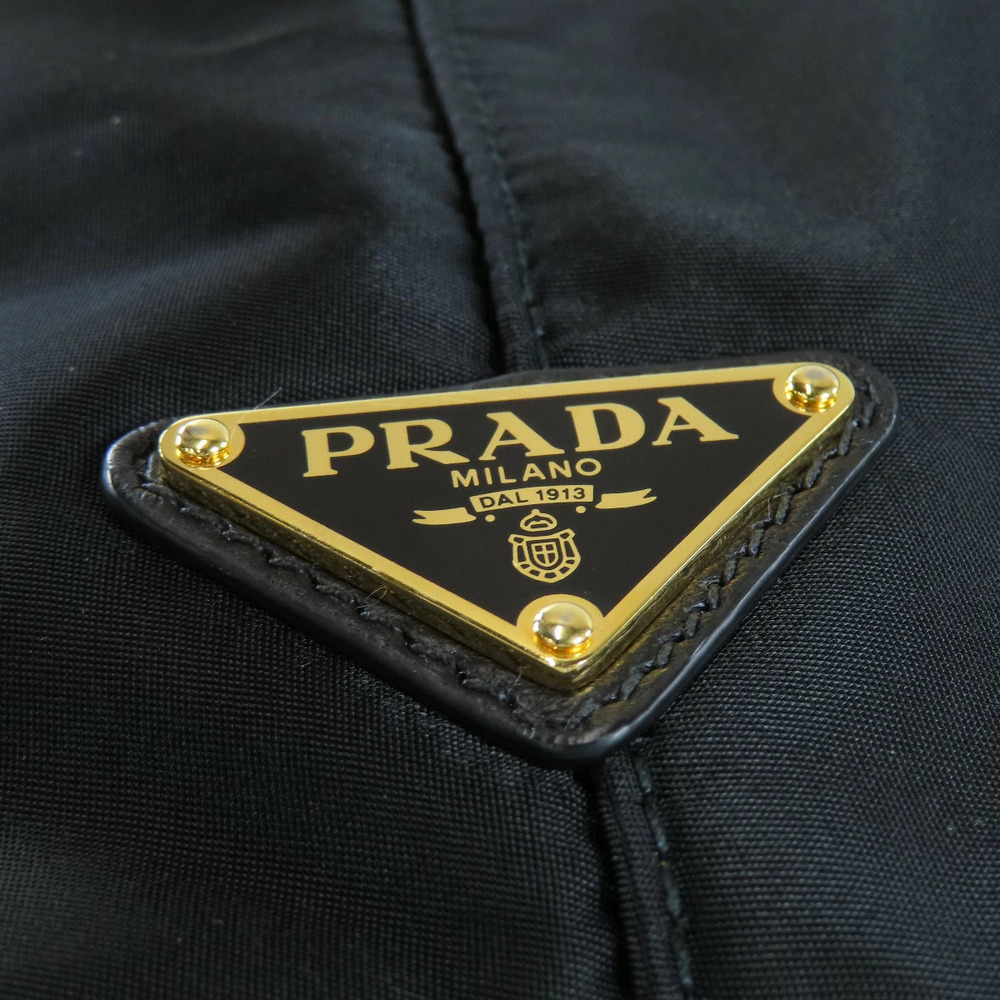 Prada 2way handbag black leather - Picture 7 of 11